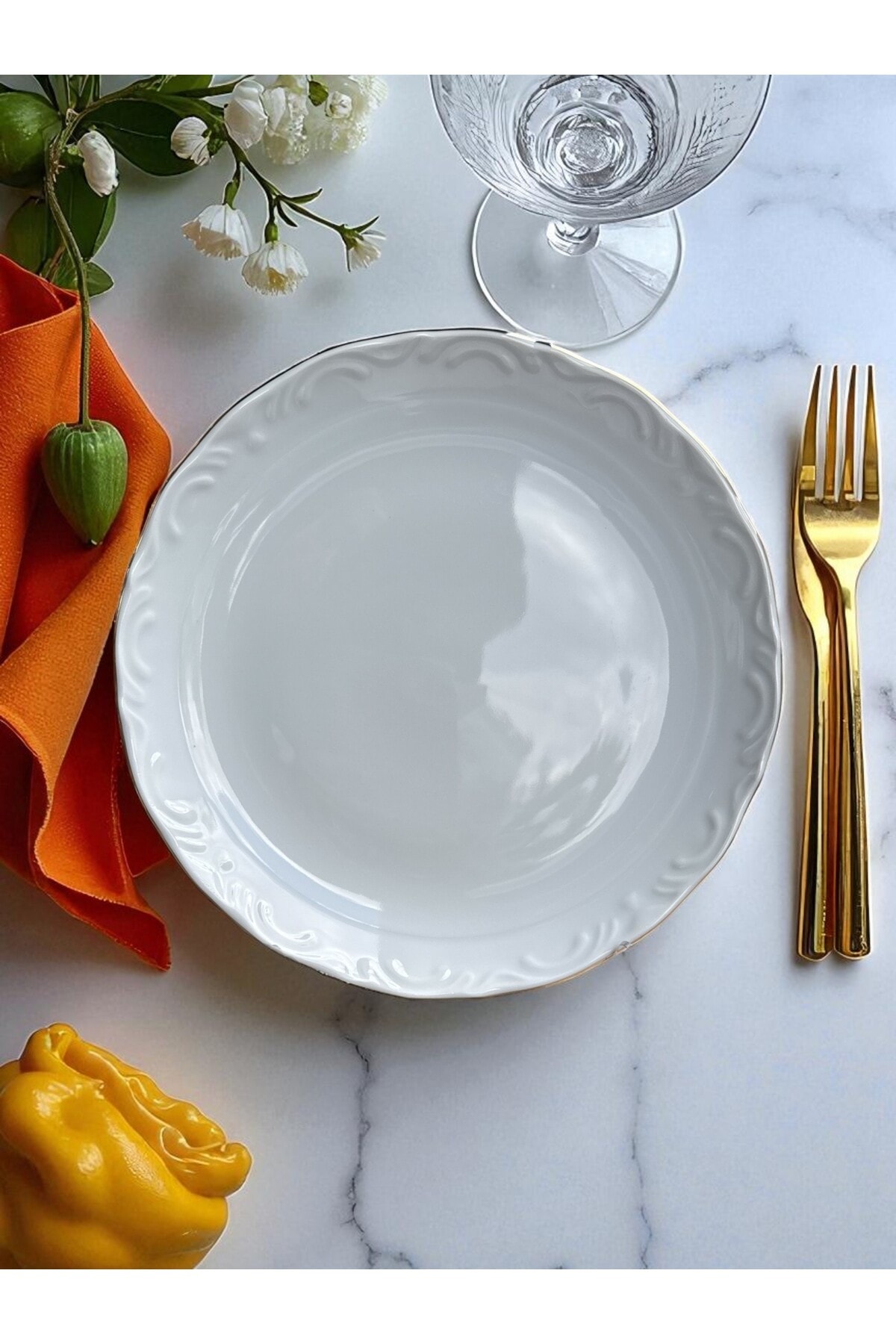 Altın Yaldız 19cm Tatlı Tabak 6'lı