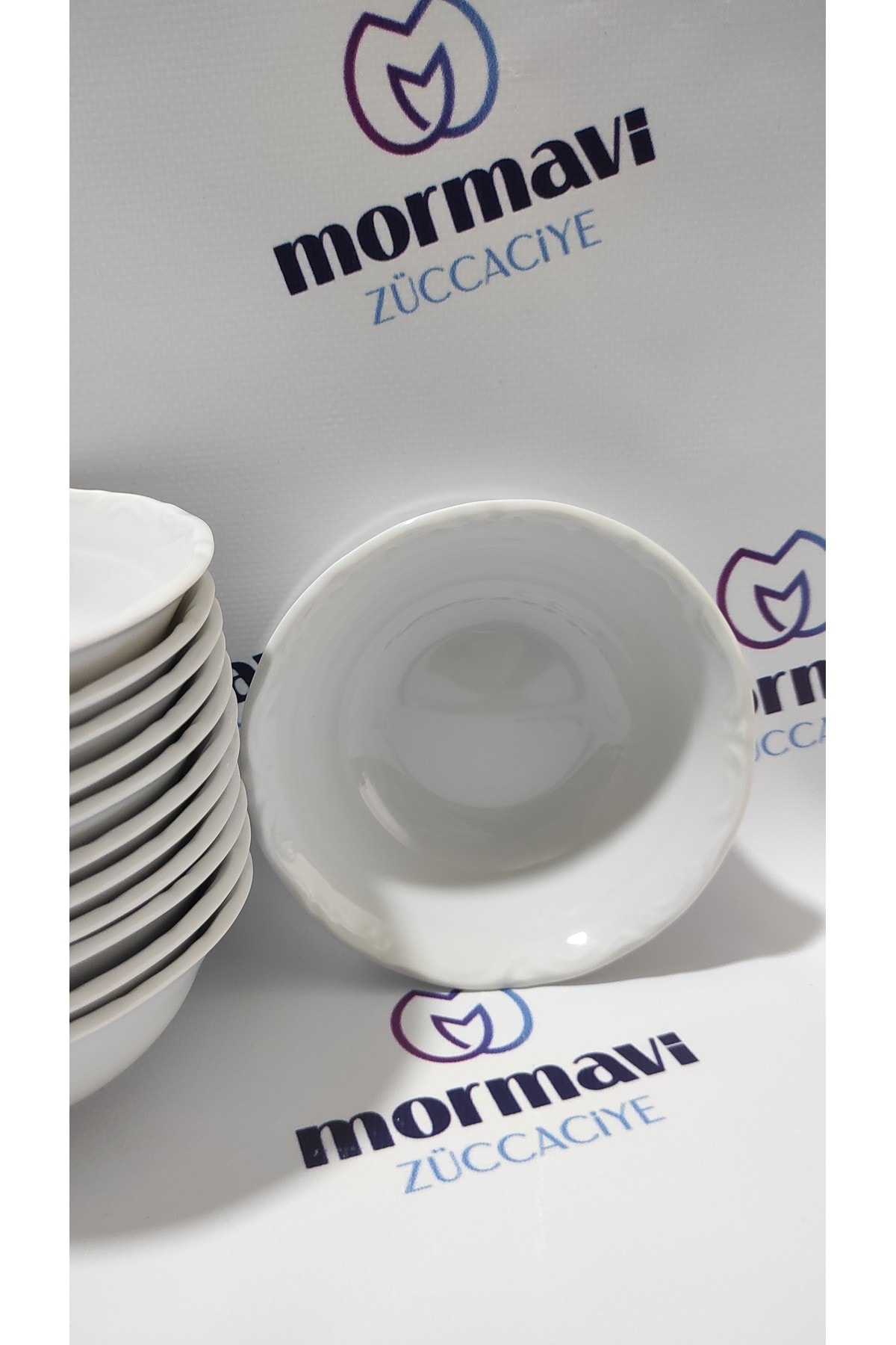 PORSELEN ANADOLU BEYAZI 12 ADET 13 CM (KÜÇÜK) ÇORBA KASE