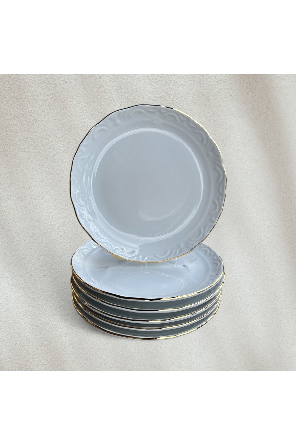 Altın Yaldız 19cm Tatlı Tabak 6'lı