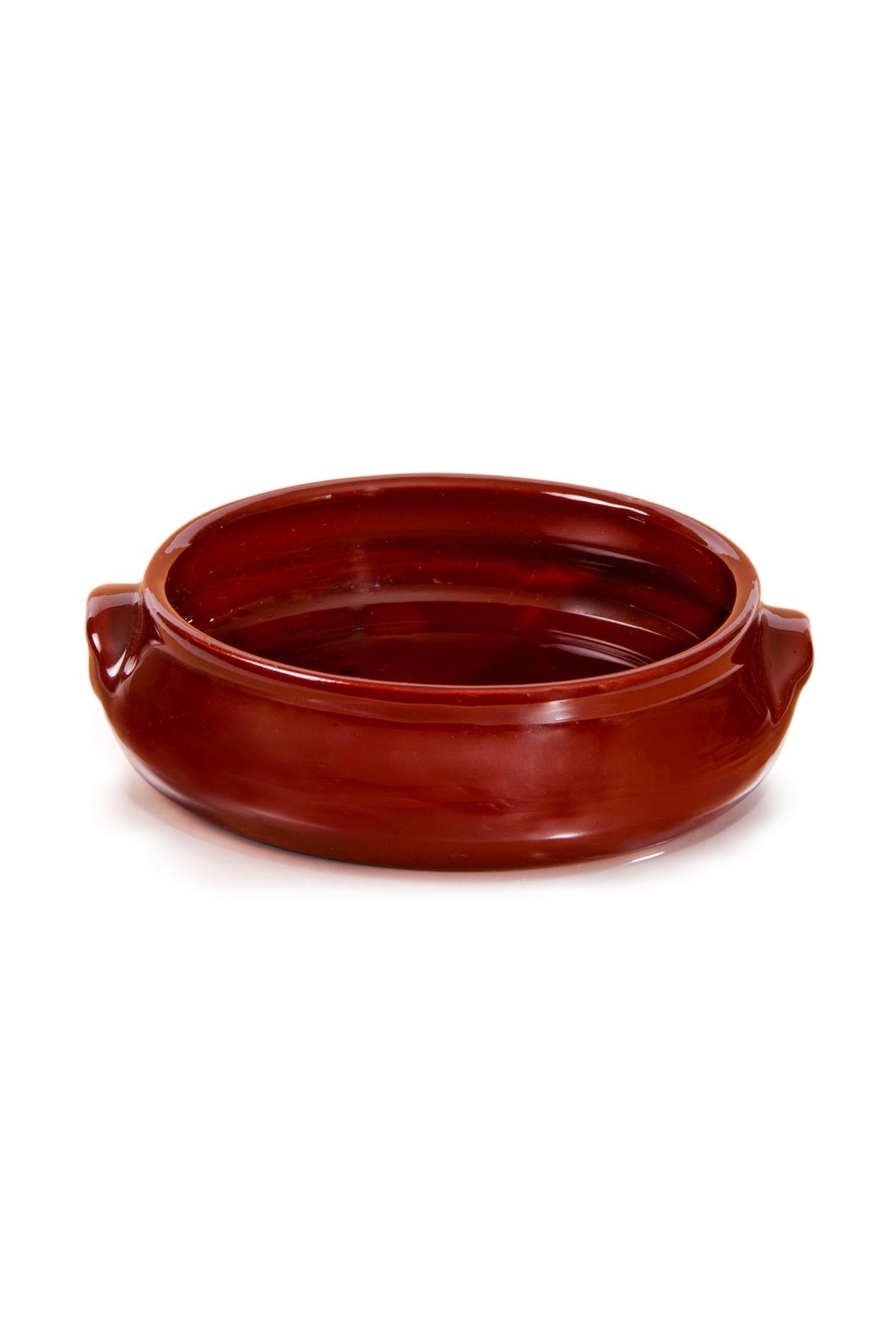 Tam Sırlı Kulplu Tava 22cm