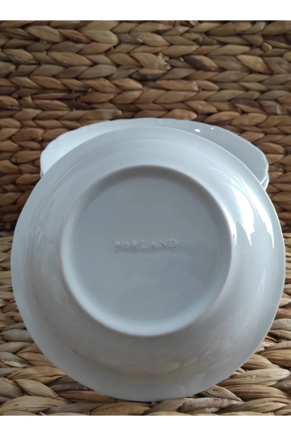 Porselen Anadolu Beyazı 6 Adet 16 Cm Çukur Yemek Tabak