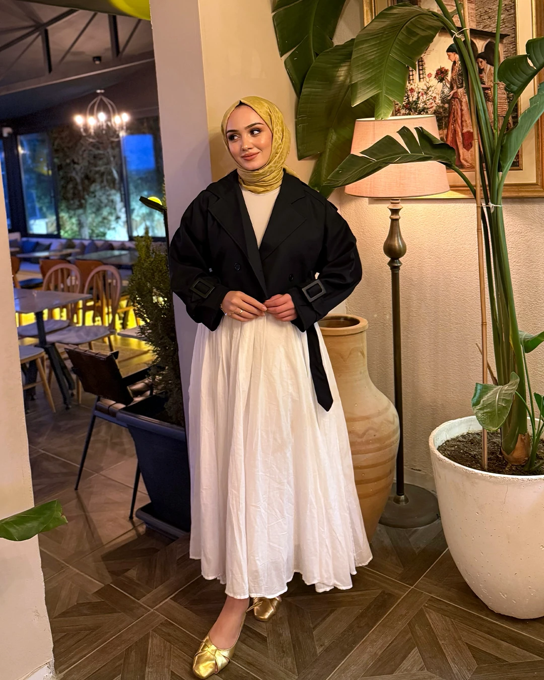 Arvella Lacivert Trençkot