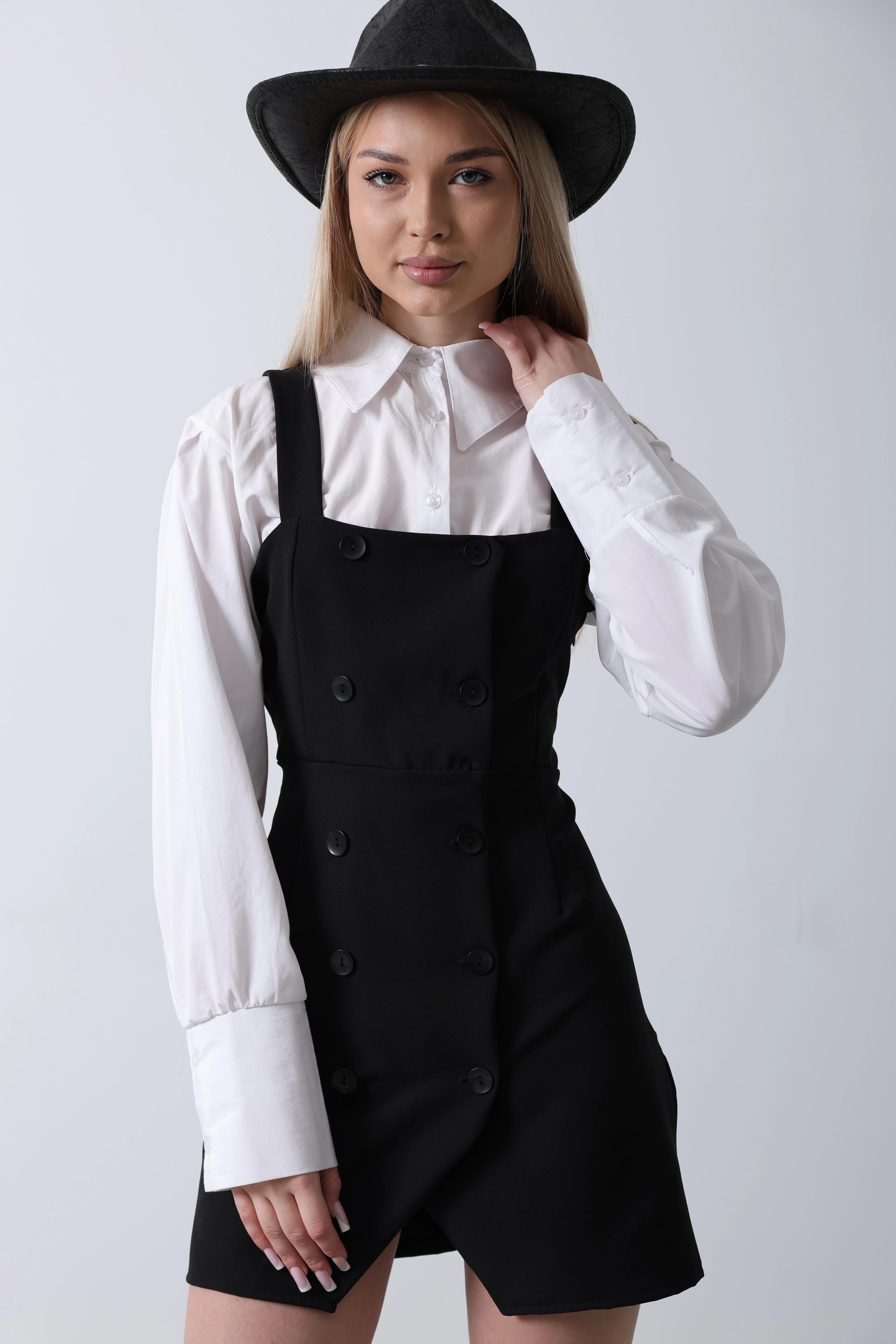 Salopet Gömlek Elbise