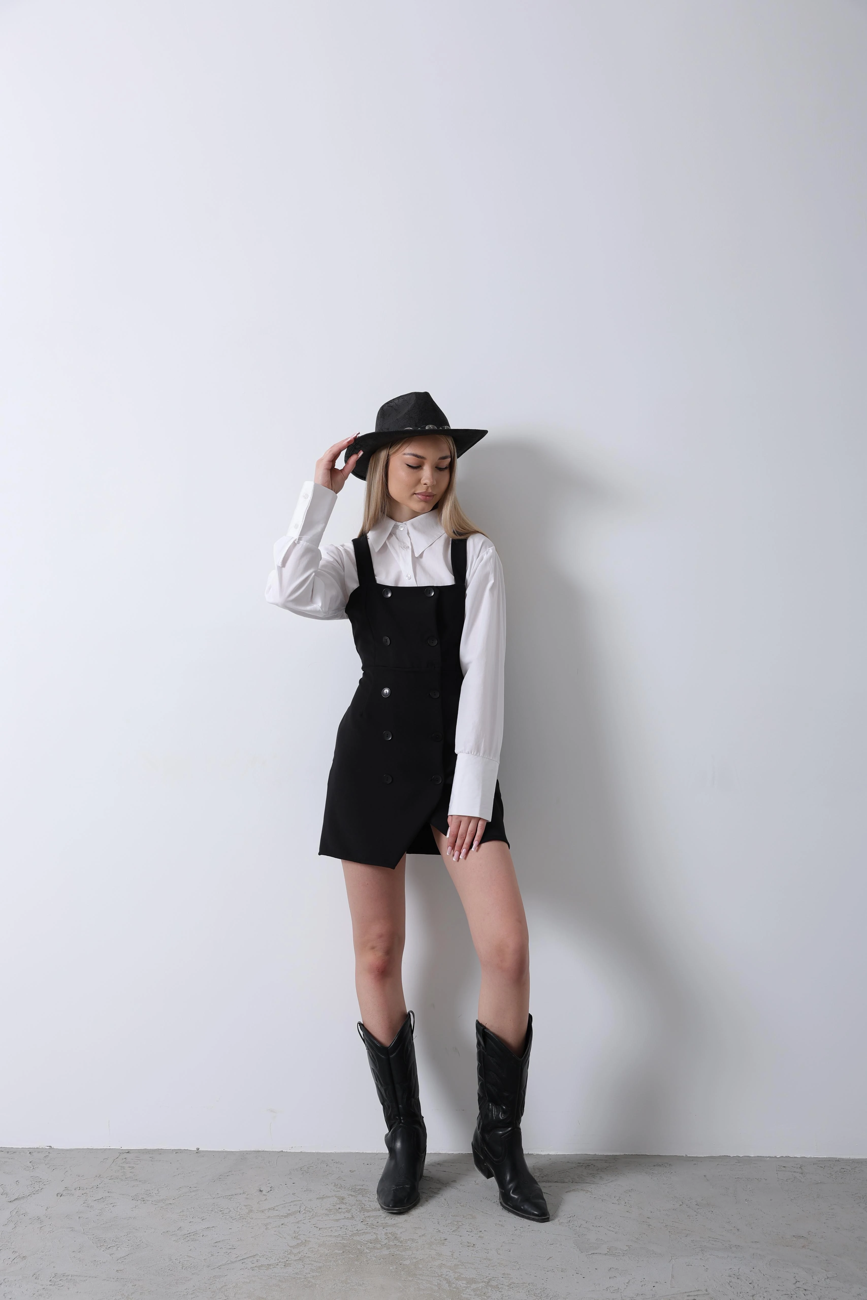 Salopet Gömlek Elbise