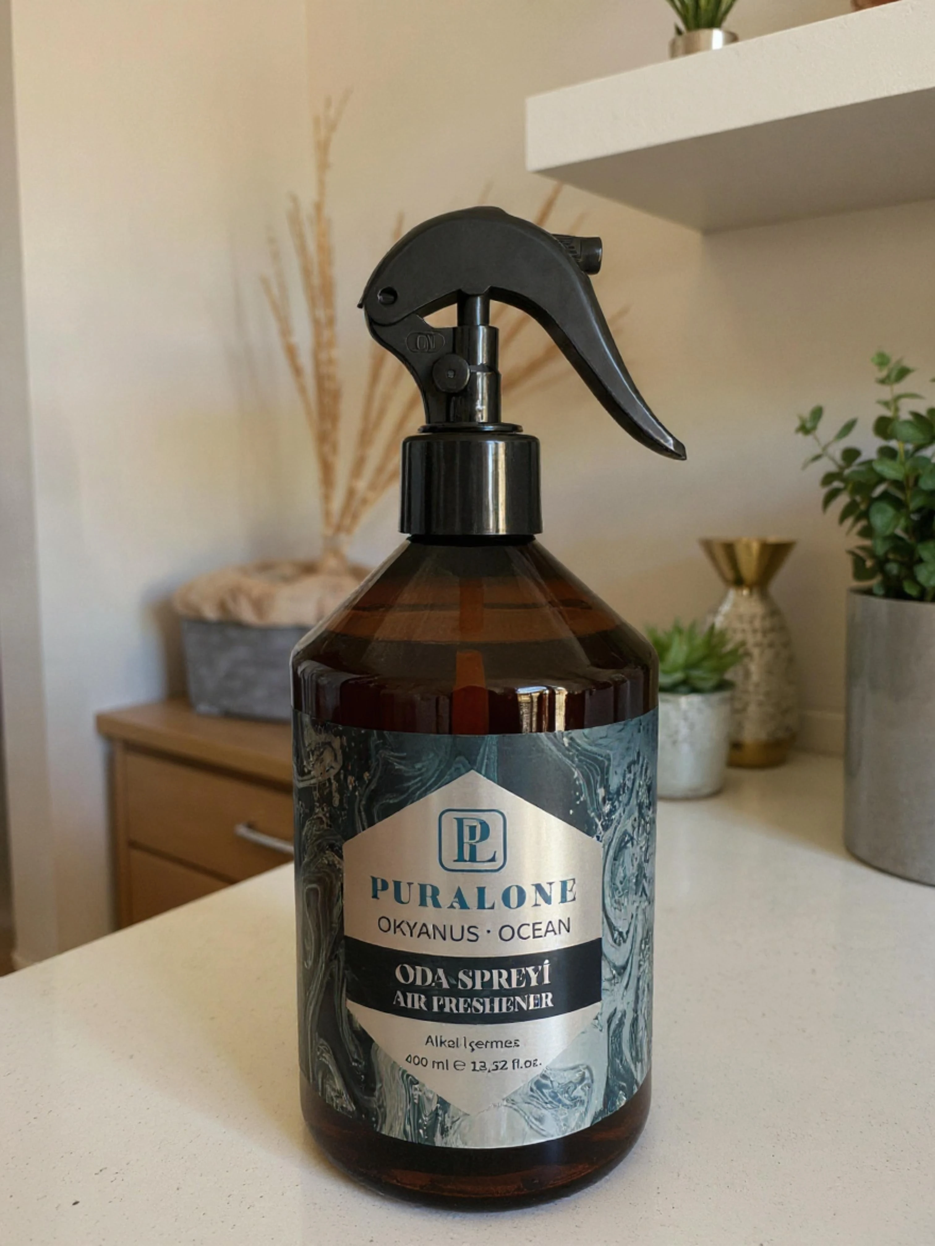 Puralone Okyanus Oda Ve Çamaşır Spreyi Oda Kokusu Oda Spreyi Room Spray 400ml