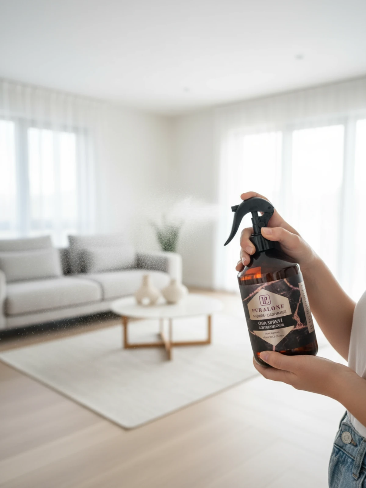 Puralone Kaşmir Oda Ve Çamaşır Spreyi Oda Kokusu Oda Spreyi Room Spray 400ml