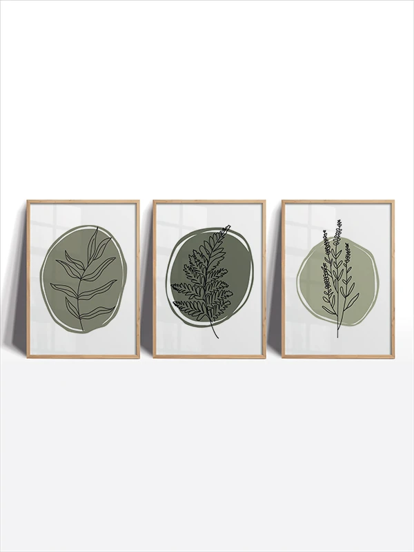 Yeşil Takımı Temalı 3'lü Çerçeveli Tablo