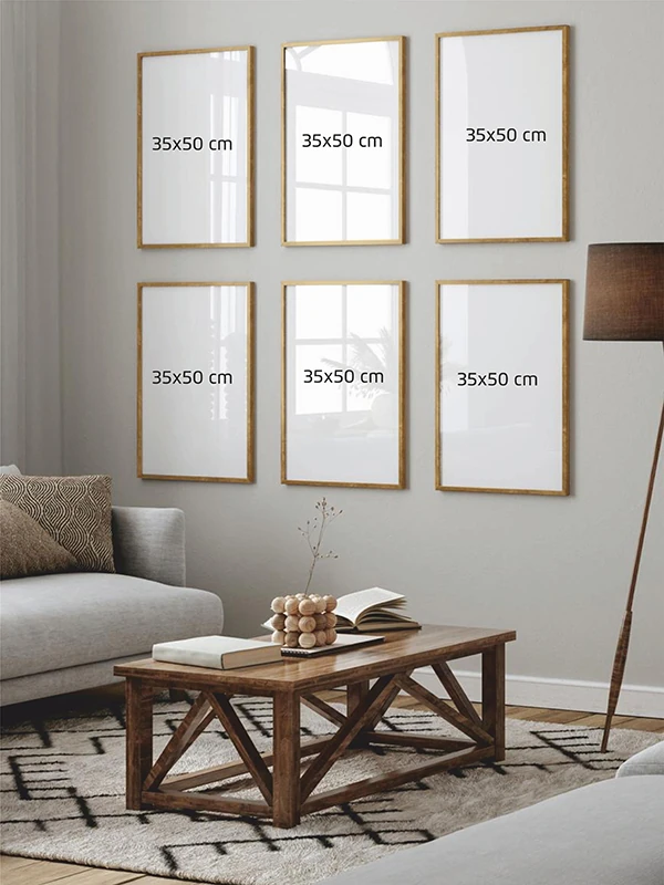 Doğanın Beyazı Temalı Set Çerçeveli Tablo