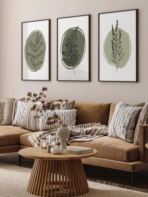 Yeşil Takımı Temalı 3'lü Çerçeveli Tablo