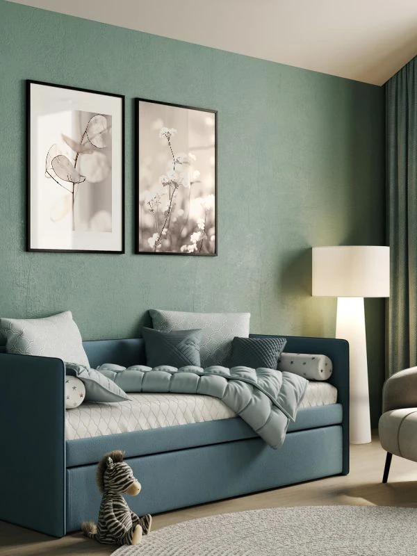 Beyazın Asilliği Temalı 2'li Çerçeveli Tablo