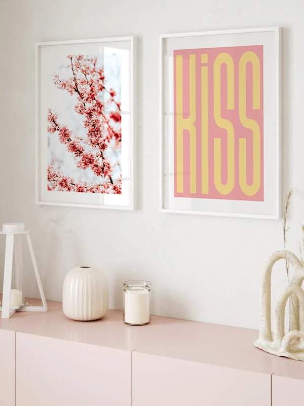 Sevgi Ağacı Temalı 2'li Çerçeveli Tablo