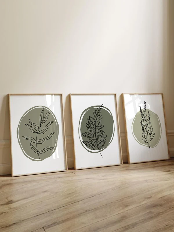 Yeşil Takımı Temalı 3'lü Çerçeveli Tablo