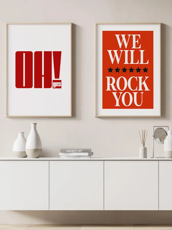 Parti Müdavimi Temalı 2'li Çerçeveli Tablo