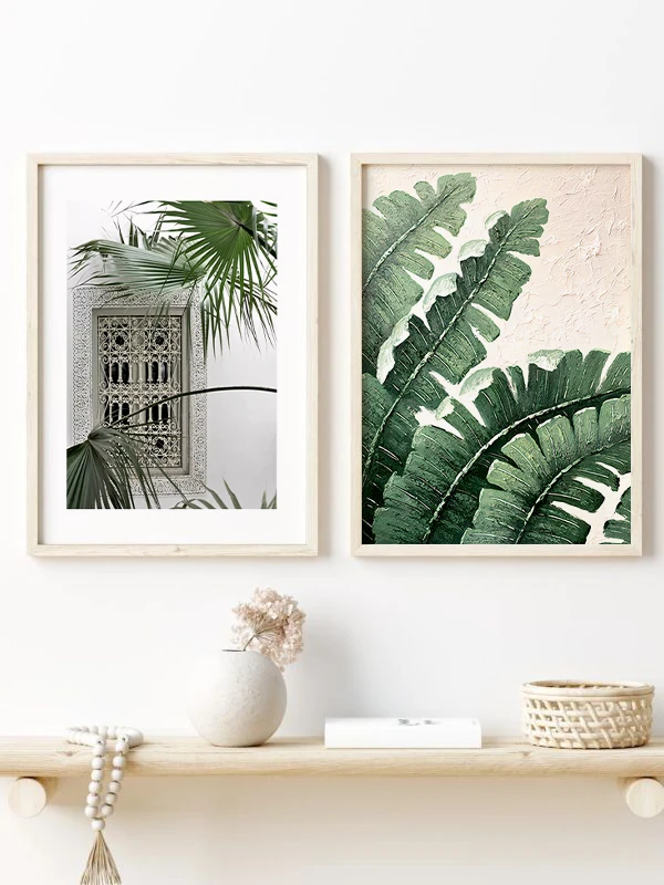 Evimin Penceresi Temalı 2'li Çerçeveli Tablo