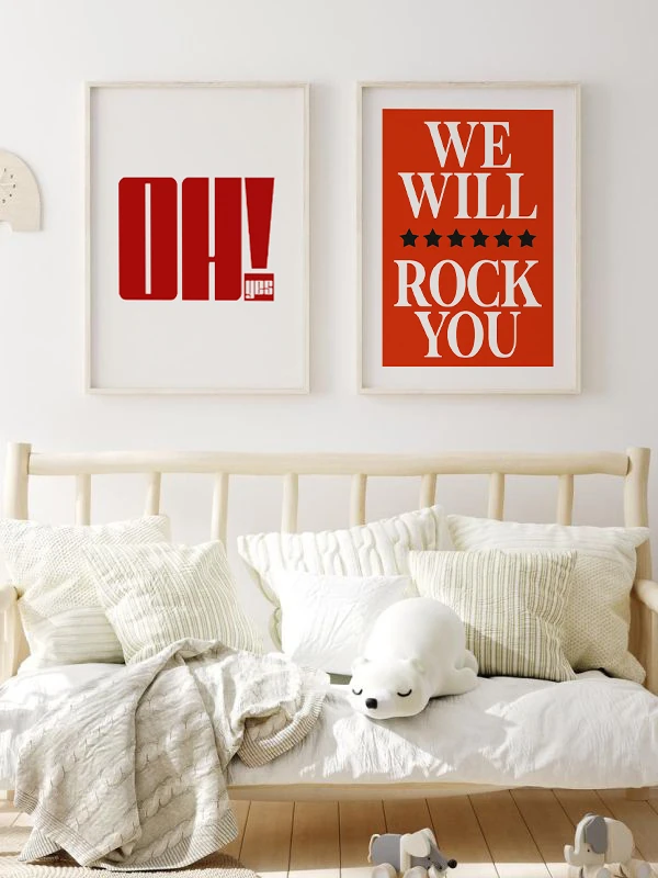 Parti Müdavimi Temalı 2'li Çerçeveli Tablo