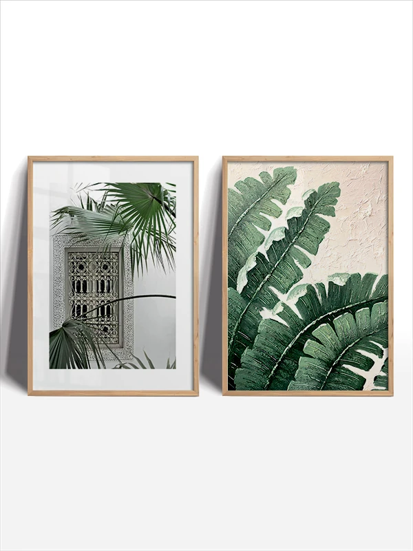 Evimin Penceresi Temalı 2'li Çerçeveli Tablo