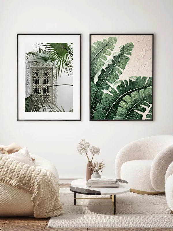 Evimin Penceresi Temalı 2'li Çerçeveli Tablo