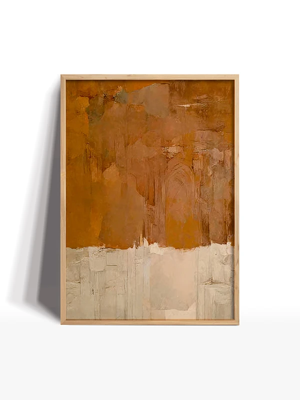 Kayalık Temalı Çerçeveli Tablo