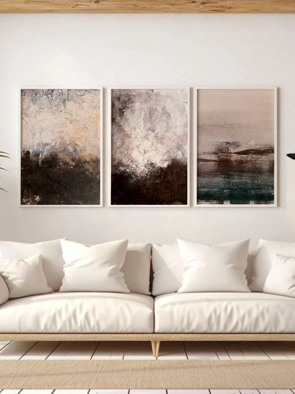 Eskiye Özlem Temalı 3'lü Çerçeveli Tablo