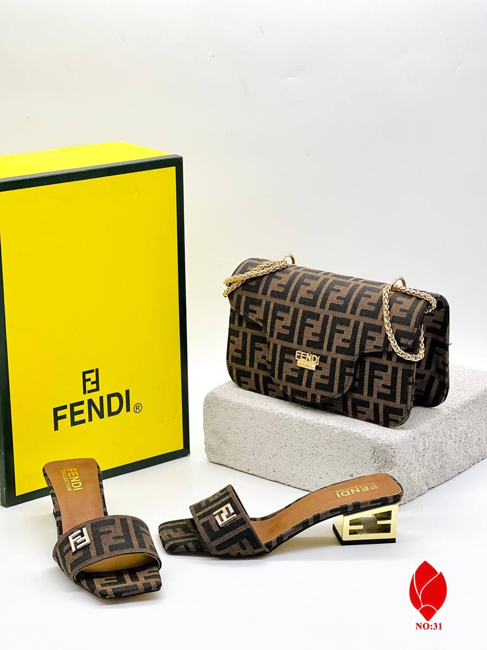 Fendi İthal Çanta & Ayakkabı Kombin