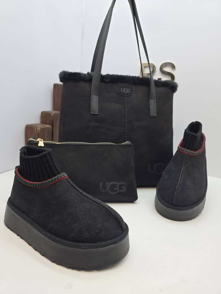 Ugg Ayakkabı & Çanta Kombin+ Cüzdan