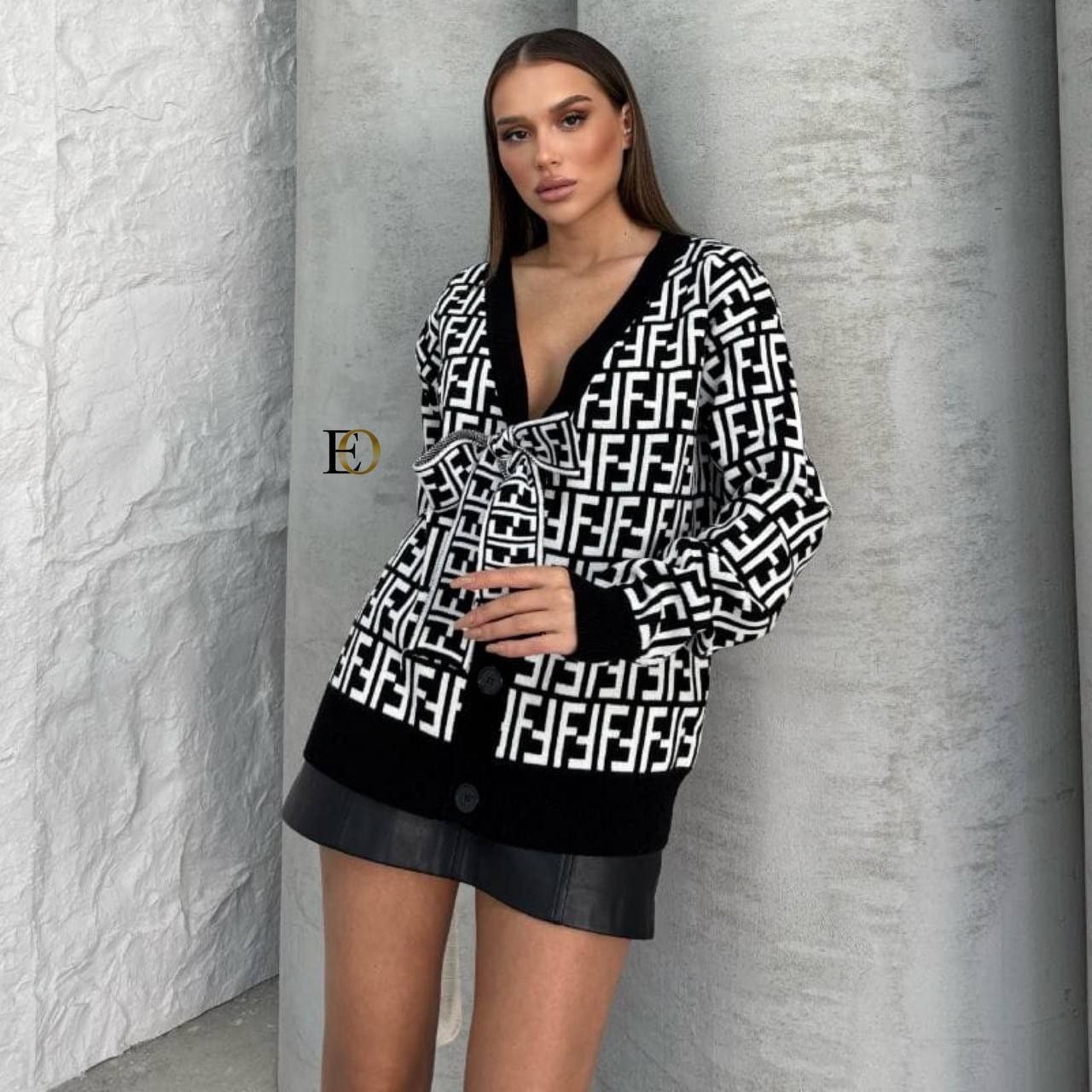 Fendi İthal Kumaş Hırka