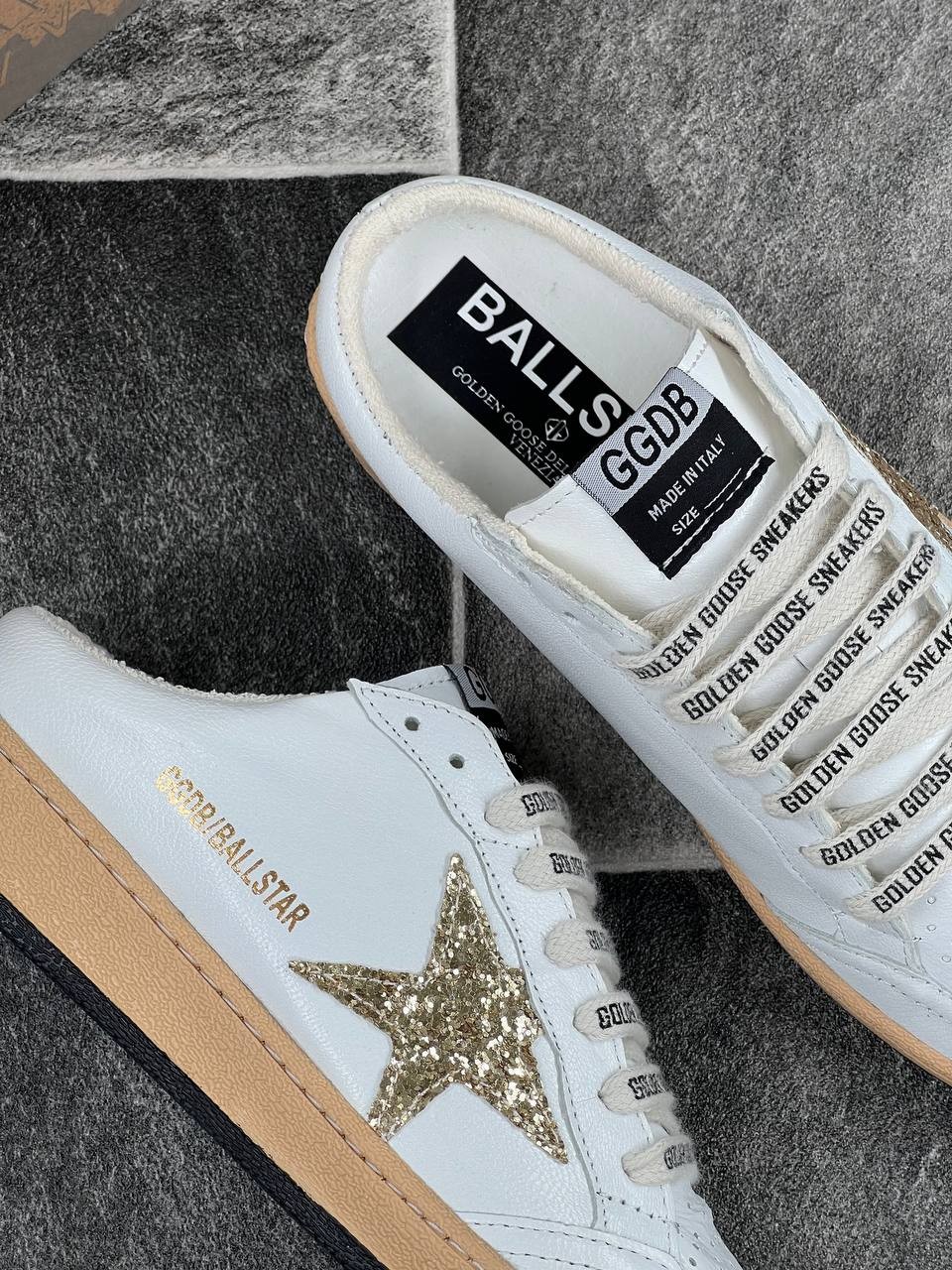 İthal Golden Goose Terlik %100 Deri 
