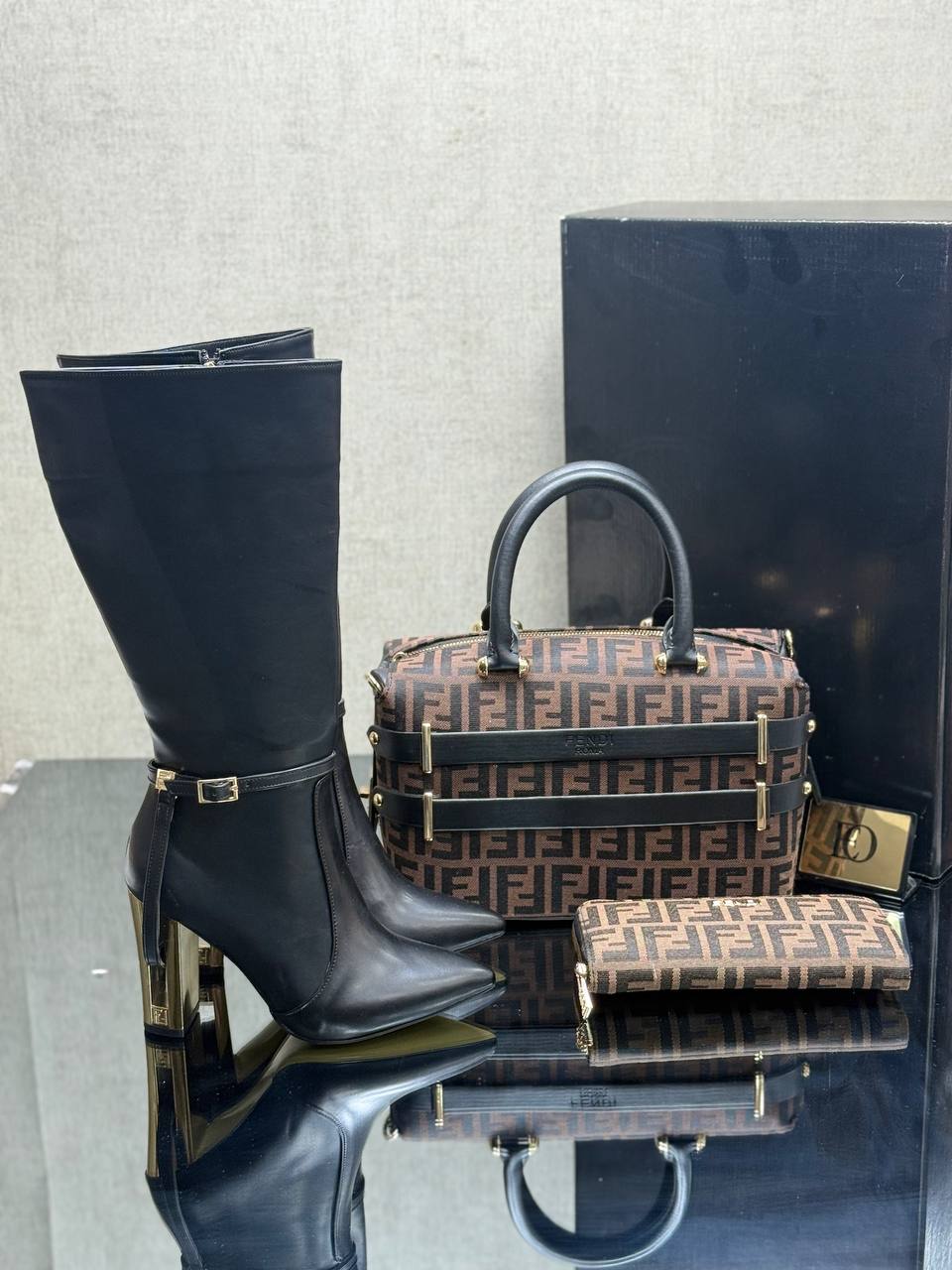 Fendi Çanta & Ayakkabı Kombin + cüzdan