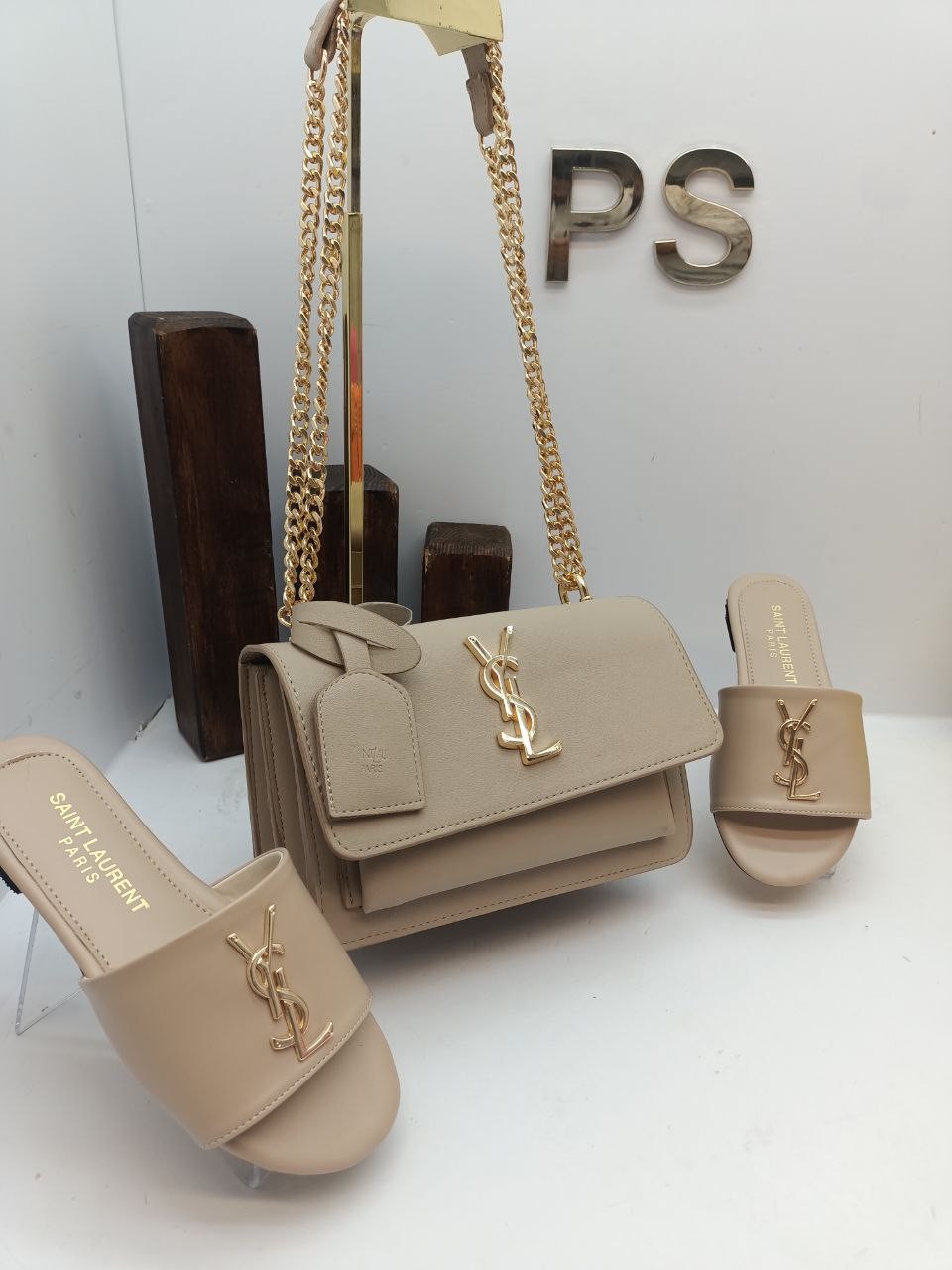 Ysl Terlik & Çanta Kombin İTHAL