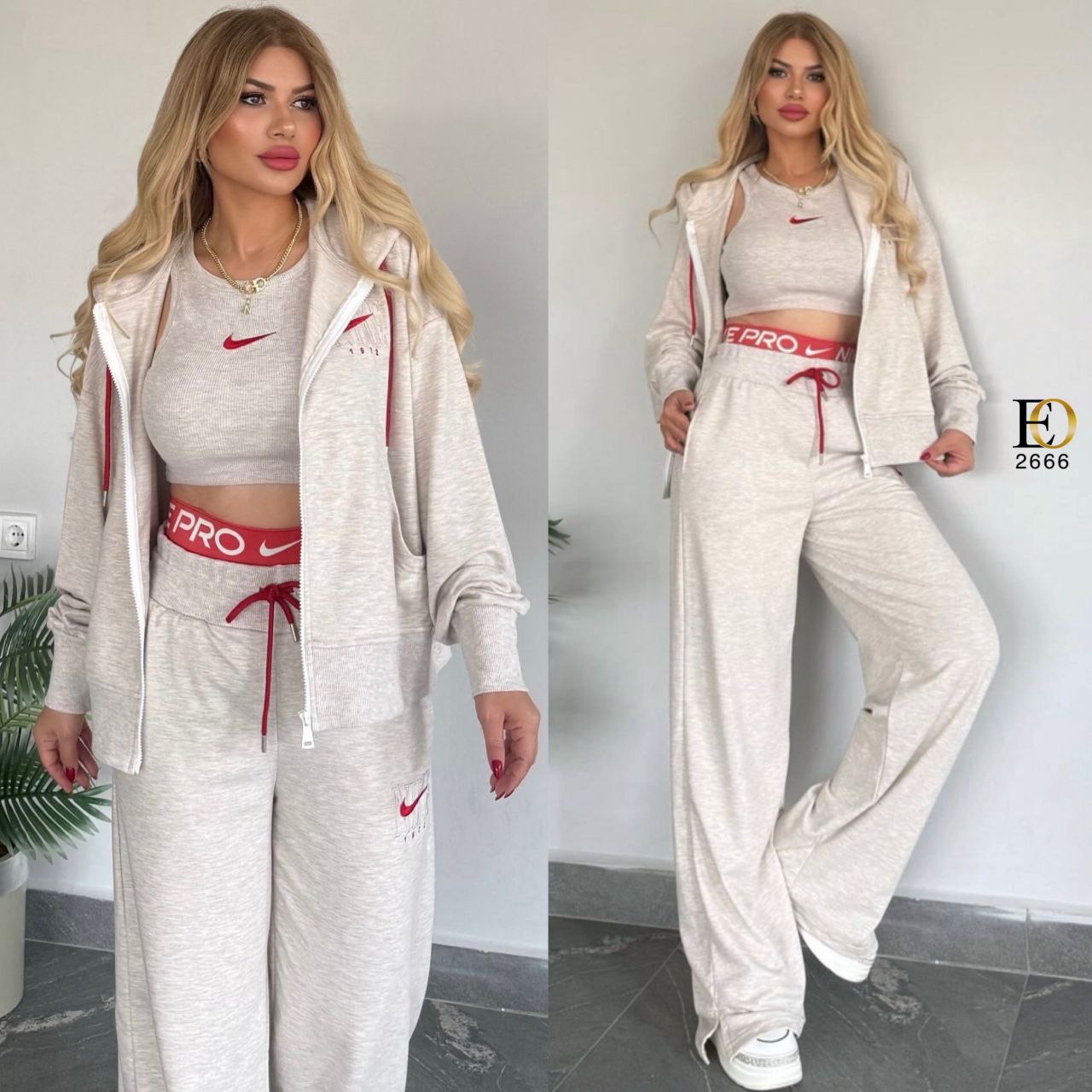 2 İplik Kumaş 3'lü Takım