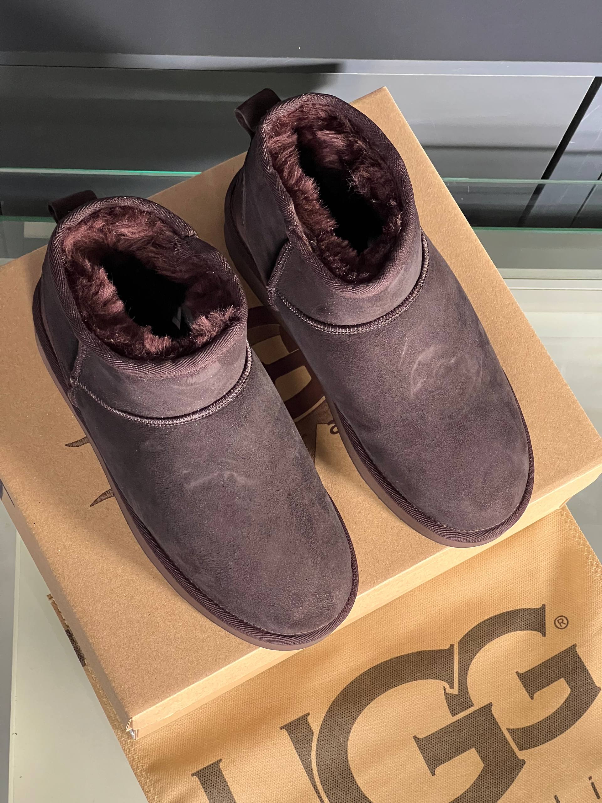 Ugg Ayakkabı Gerçek deri Gerçek kürk