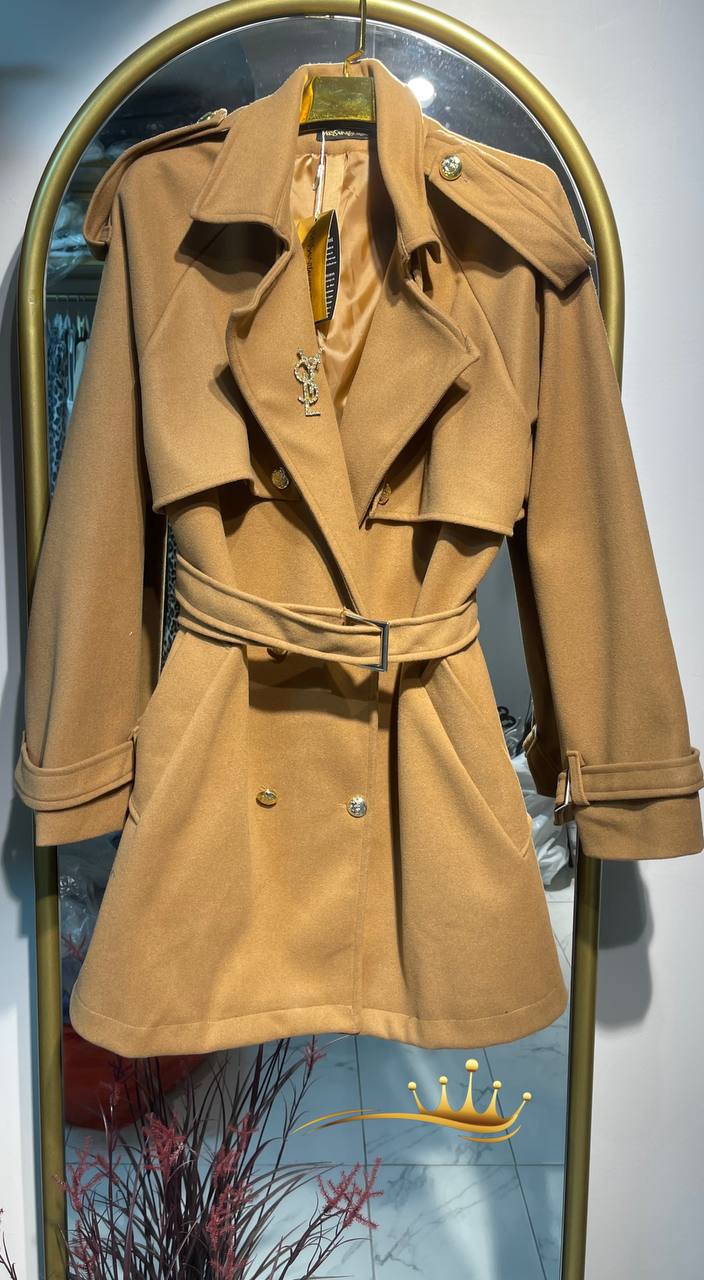 Kaşe kaban Kemer dahil 