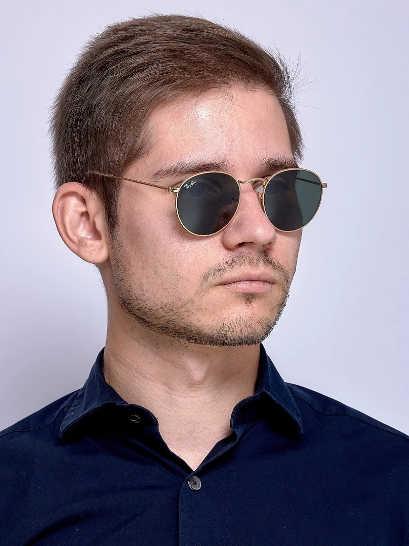 Ray-Ban Rb3447 001 50 Round YC Unisex Güneş Gözlüğü