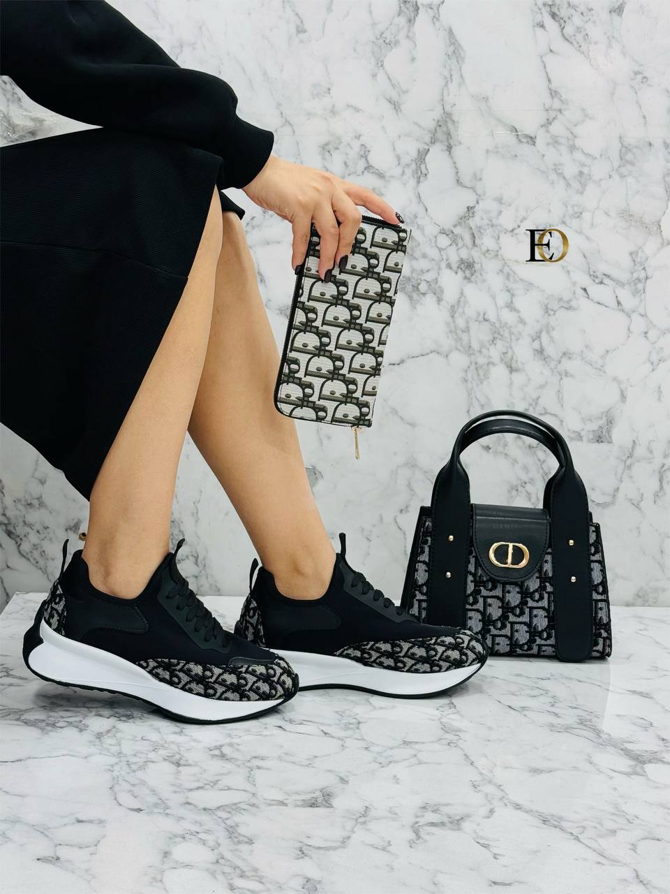 CHRISTIAN DIOR  Çanta &Ayakkabı Kombin+Cüzdan