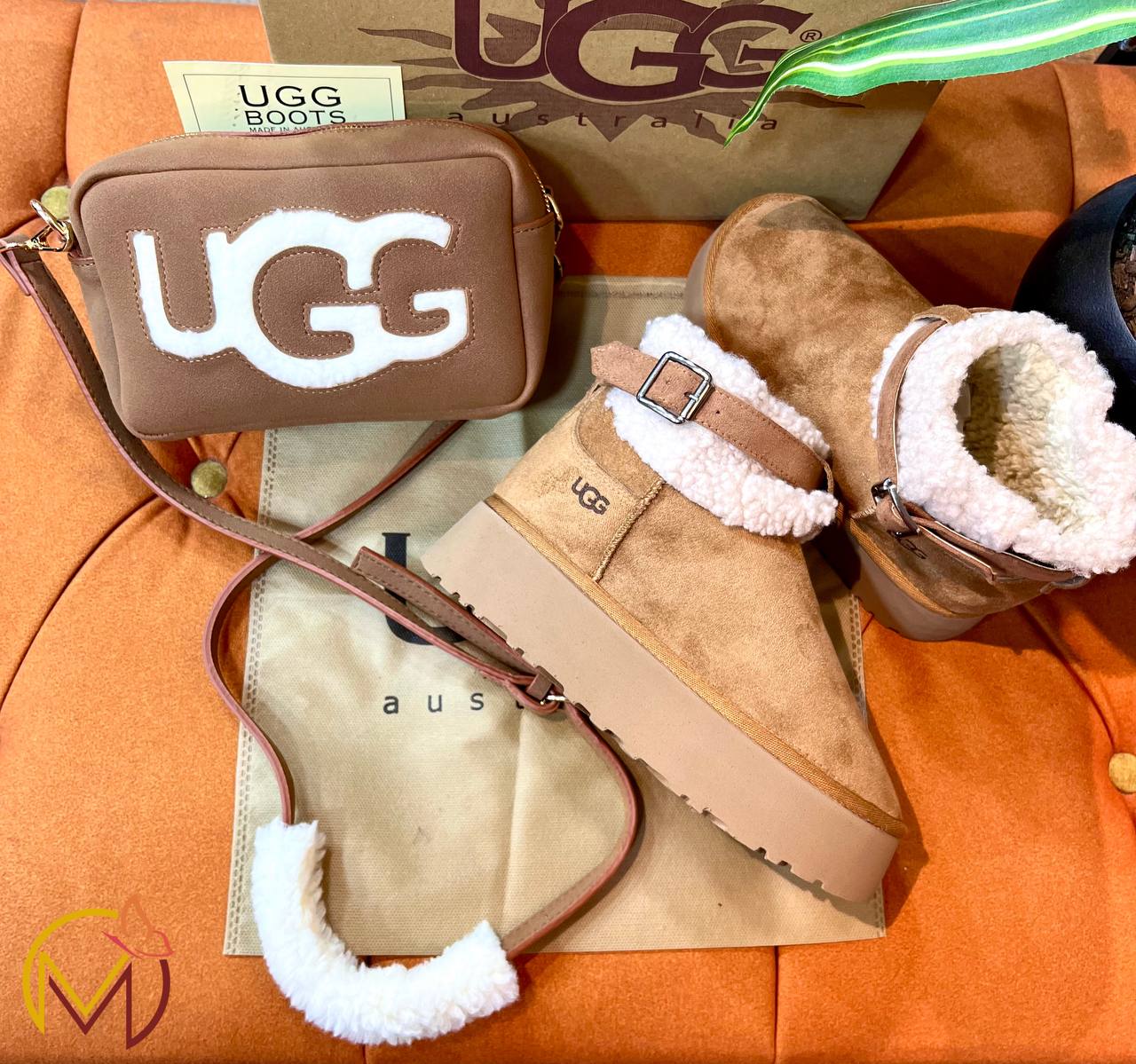 Ugg Ayakkabı & Çanta Kombin İTHAL 