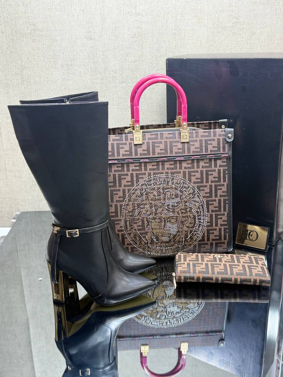 Fendi Çanta & Ayakkabı Kombin + cüzdan