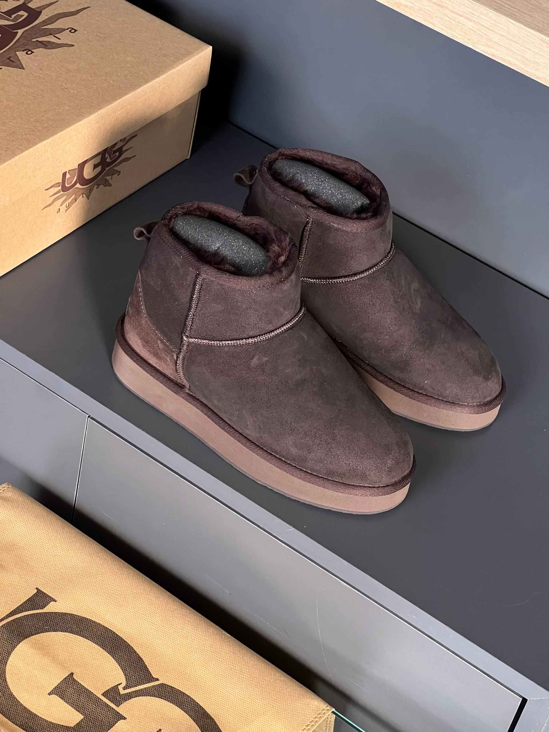 Ugg Ayakkabı Gerçek deri Gerçek kürk