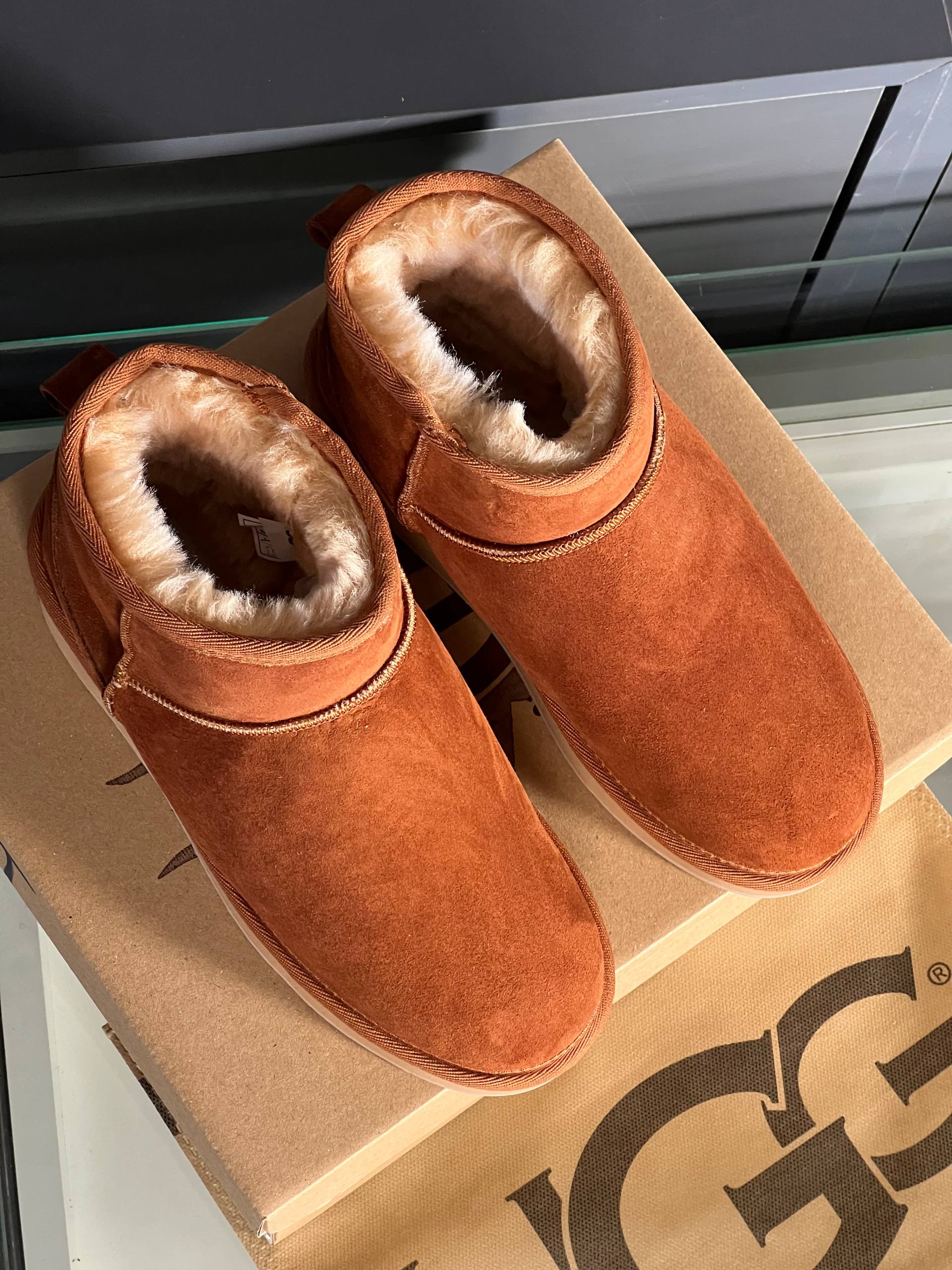 Ugg Ayakkabı Gerçek deri Gerçek kürk