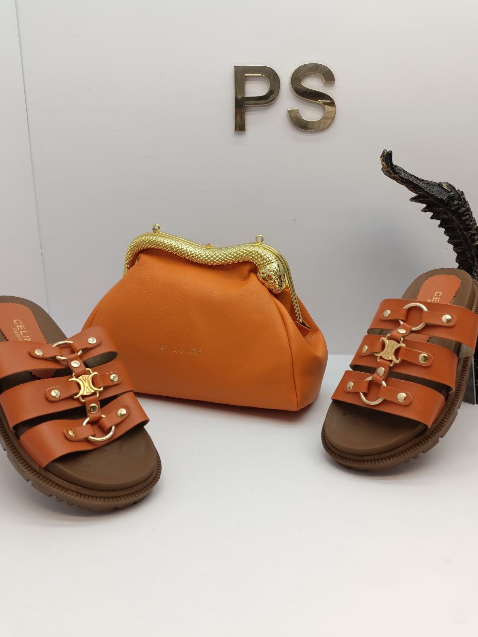 Bulgari Çanta& Celine Terlik Kombin 