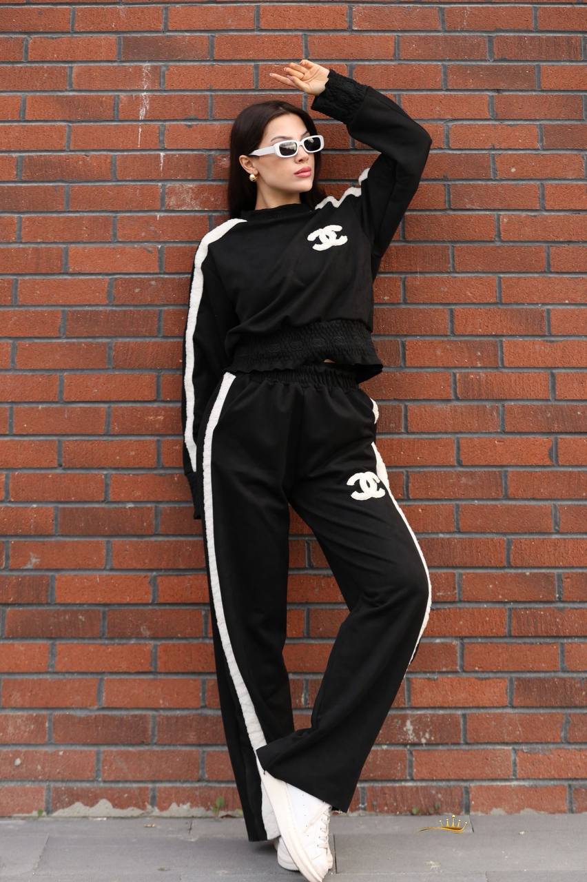 Süet nubuk kumaş dantel işleme detaylı 