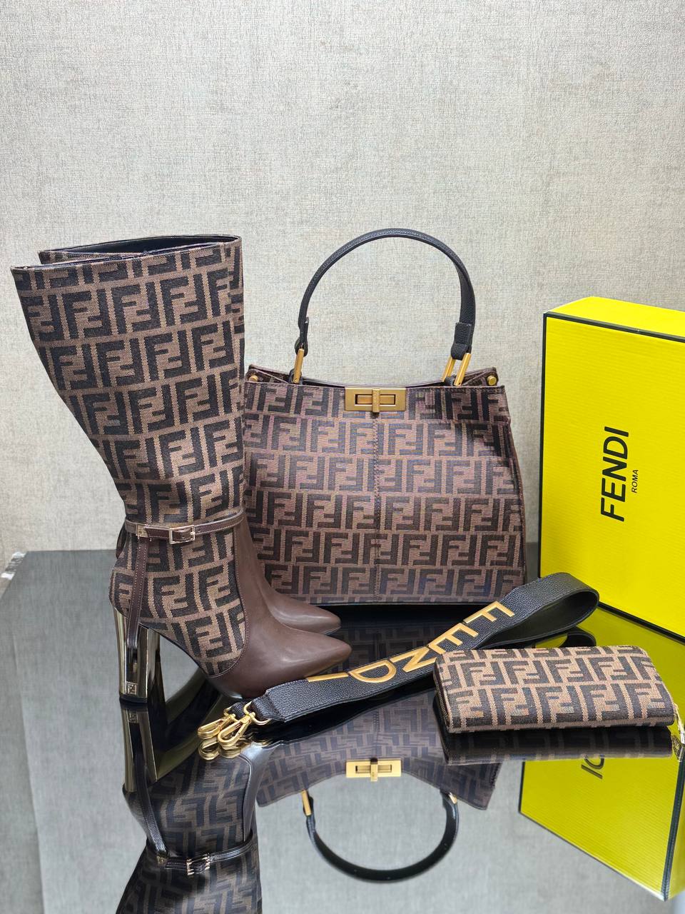 Fendi Çanta & Ayakkabı Kombin + cüzdan