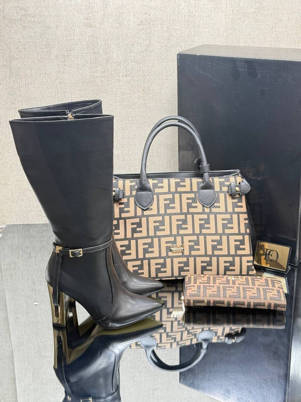 Fendi Çanta & Ayakkabı Kombin + cüzdan