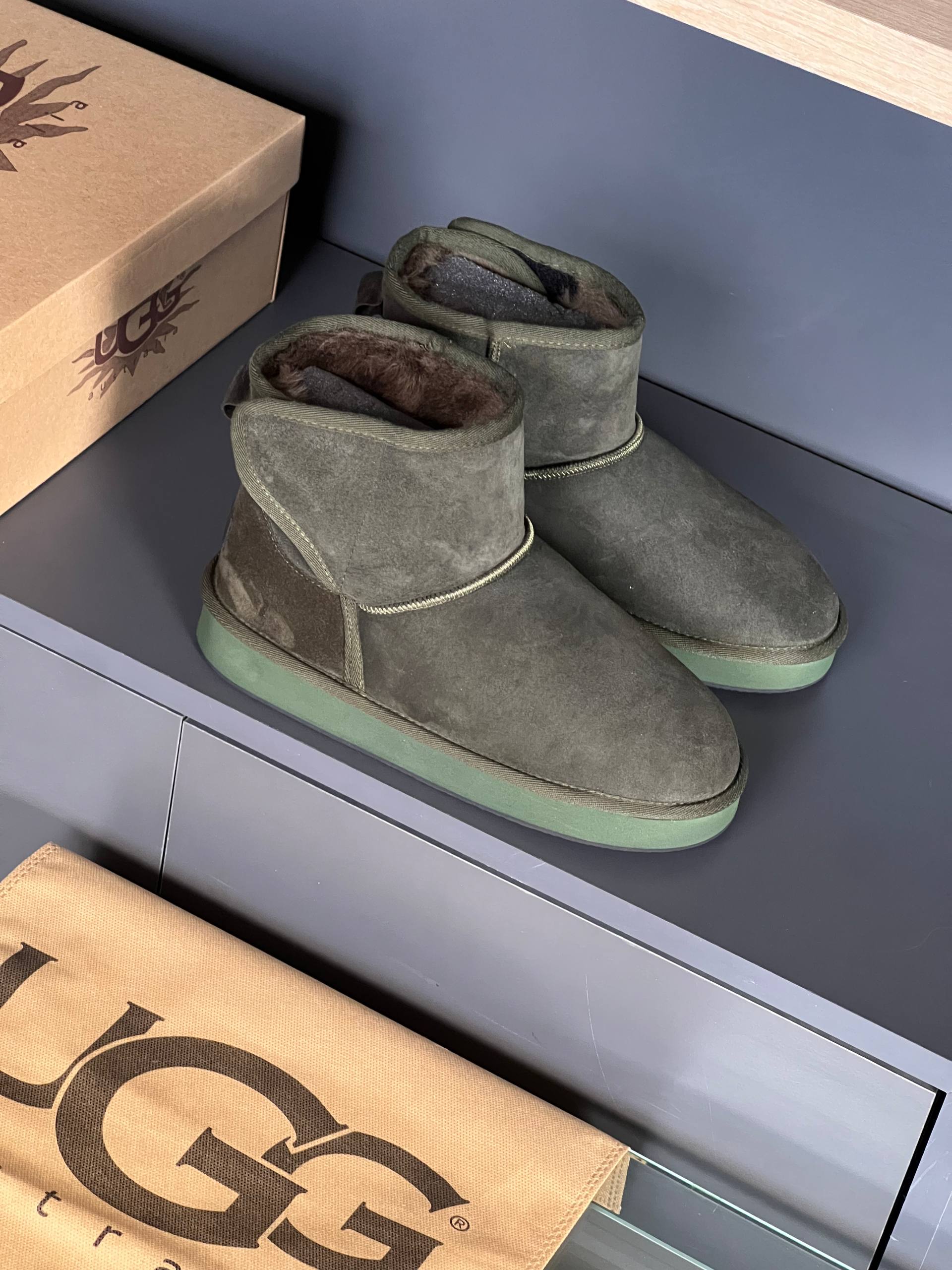 Ugg Ayakkabı Gerçek deri Gerçek kürk