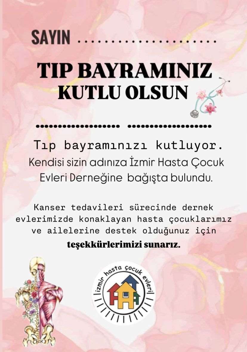 TIP BAYRAMI KARTI