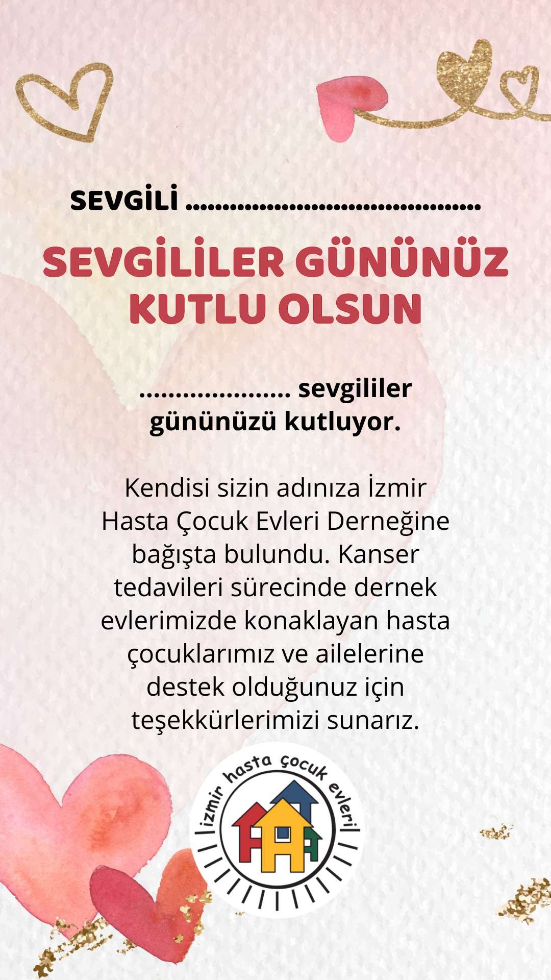 SEVGİLİLER GÜNÜ KARTI