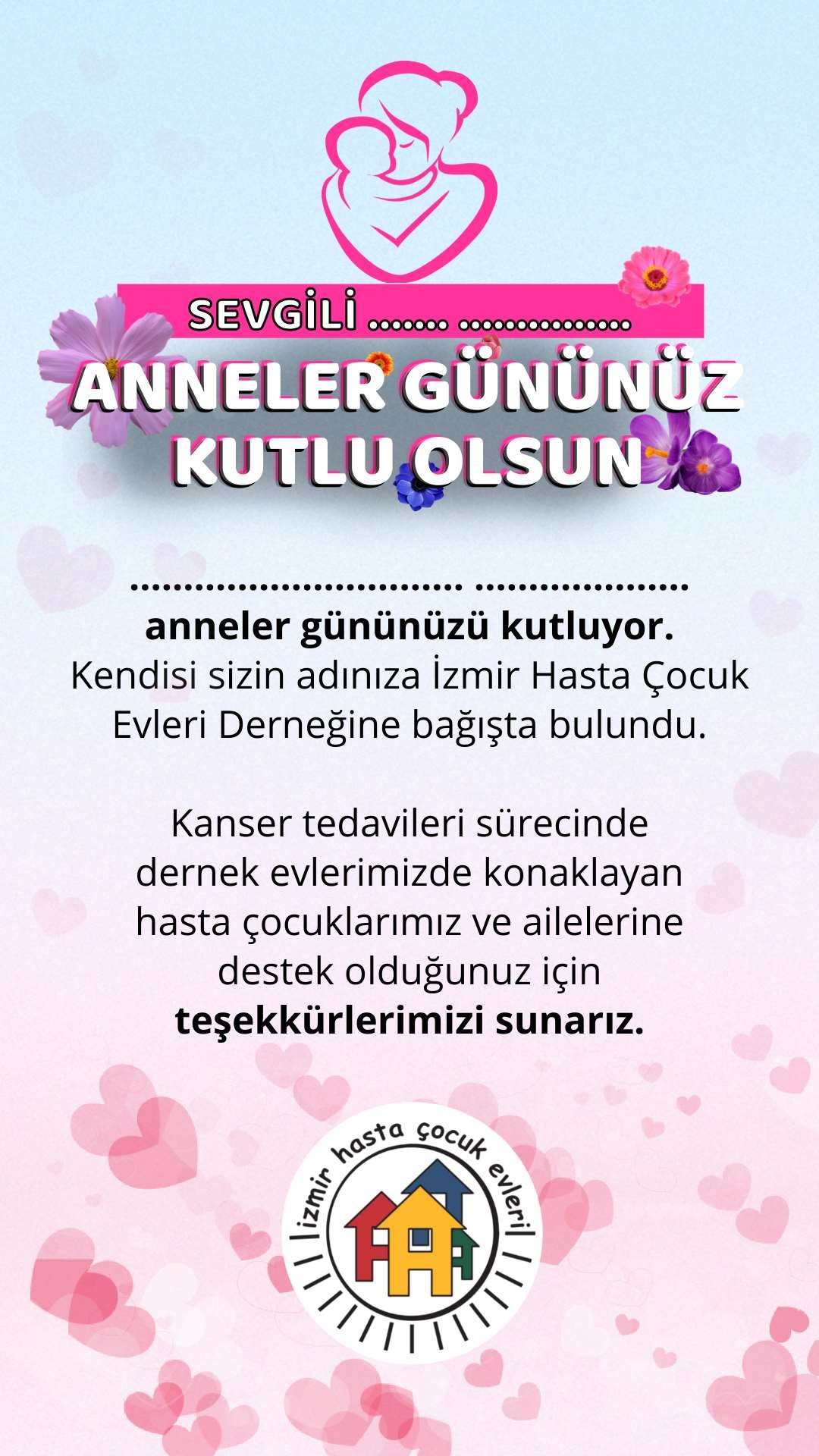 ANNELER GÜNÜ KARTI