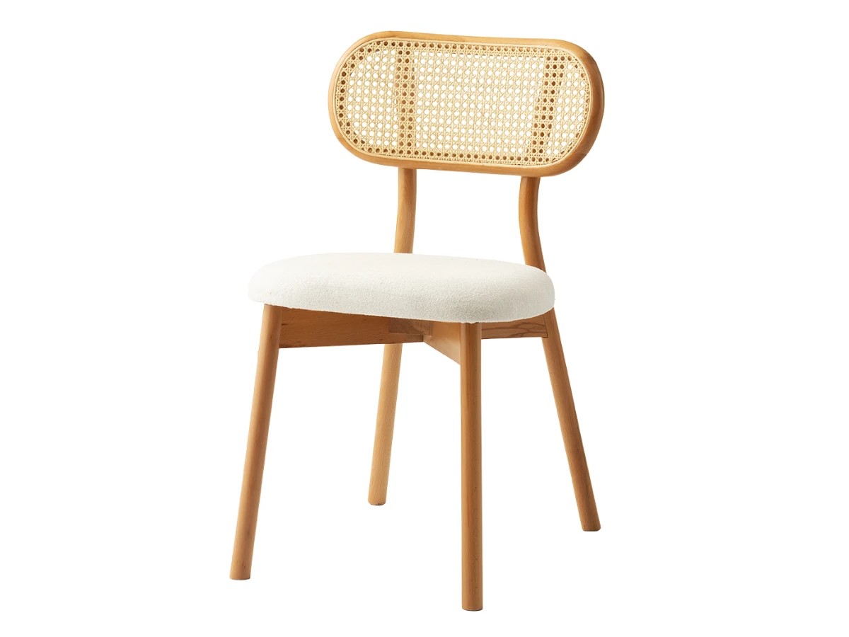 Modern Yemek Masa Takımı Paris Kelebek – Açılır Masa + 4 Adet Ahşap Rattan Sandalye 