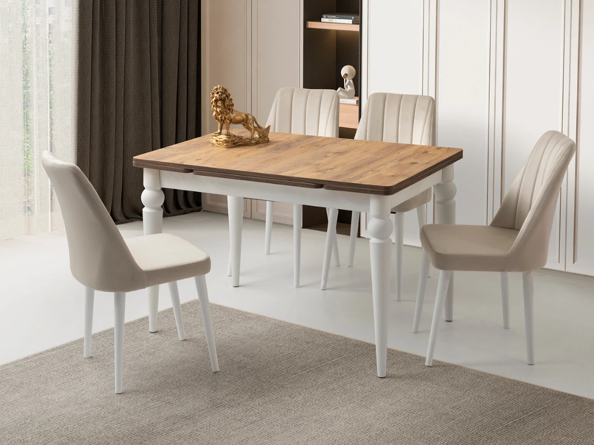 Açılabilir Yemek Masası Smart Arda Dişbudak