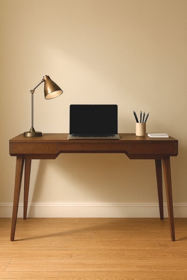 Woodha Masif Ahşap Çalışma Masası Designa