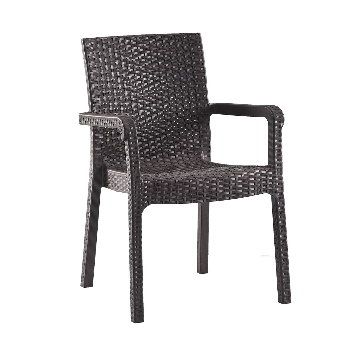 Rattan Sandalye  - Koyu Kahve